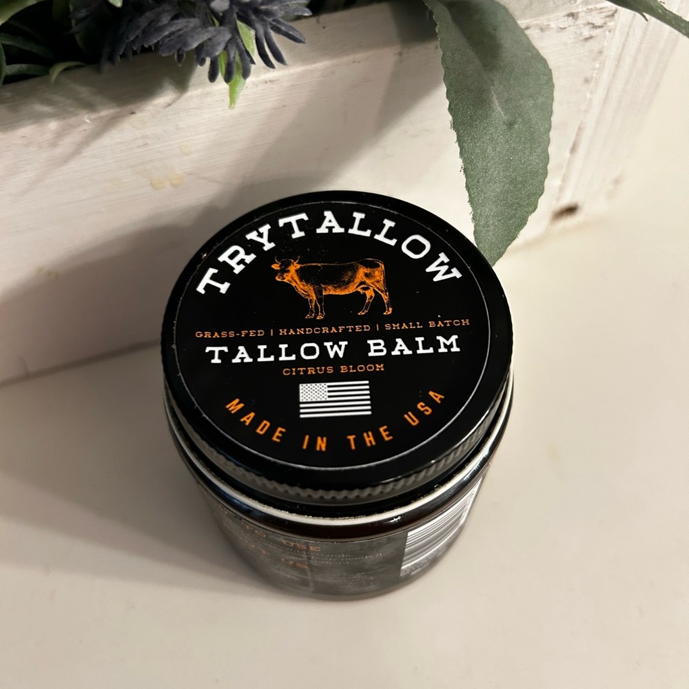 TryTallow™ Grass-Fed Tallow Balm (4oz) - Citrus Bloom Scented - Picture 6 of 6